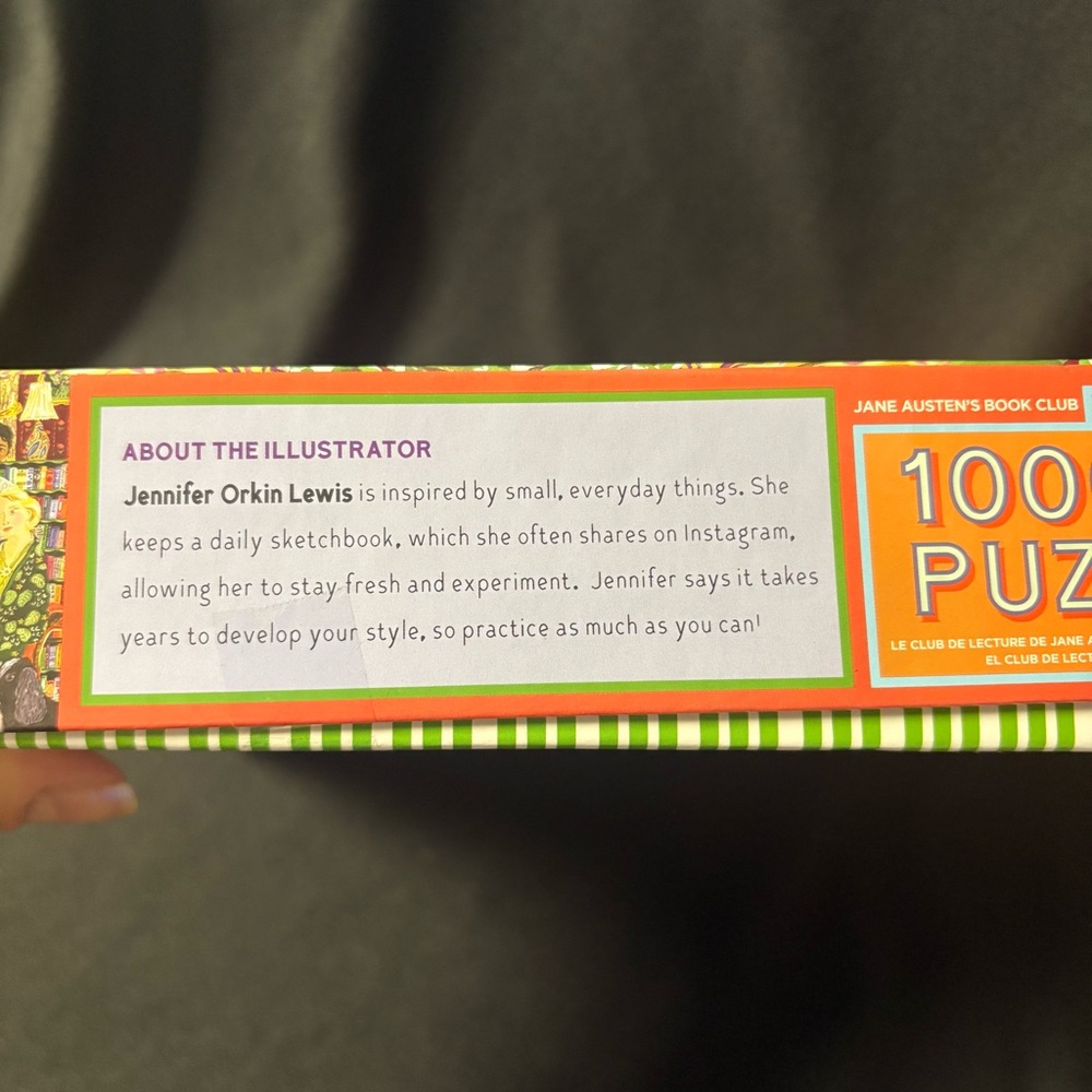 Jane Austen's Book Club 1000 Piece Puzzle NWT - Picture 5 of 6